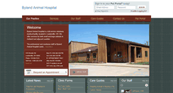 Desktop Screenshot of bylandanimalhospital.com